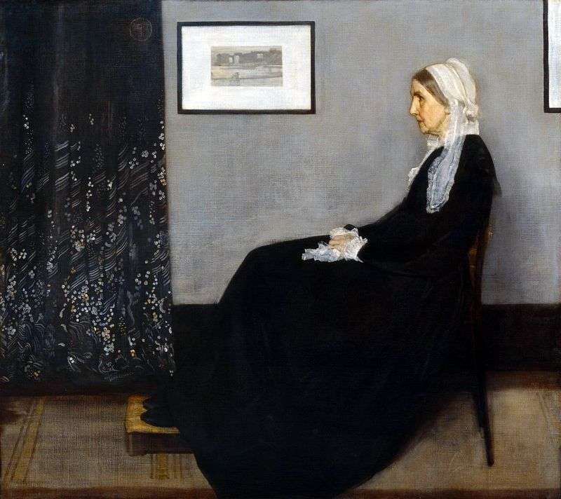  Аранжировка в сером и черном № 1: портрет матери   Джеймс Уистлер