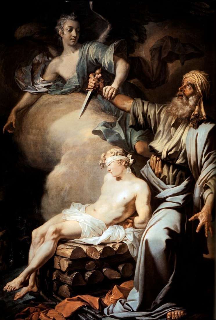  Авраам приносит в жертву сына своего Исаака (Жертвоприношение Авраама)   Антон Лосенко