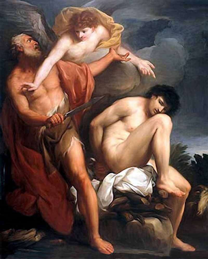  Авраам приносящий в жертву Исаака   Григорио Лаццарини