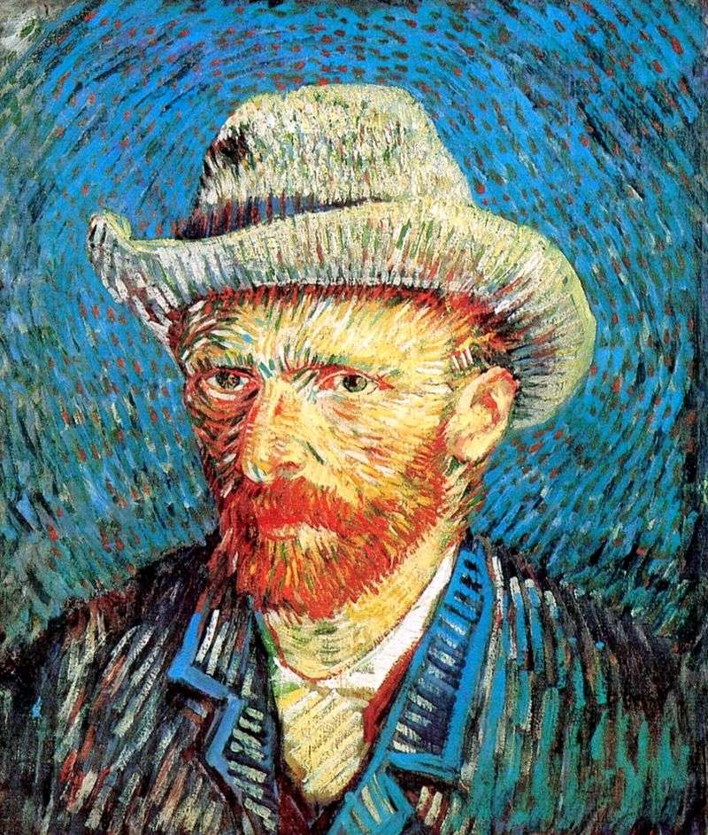  Автопортрет в фетровой шляпе   Винсент Ван Гог