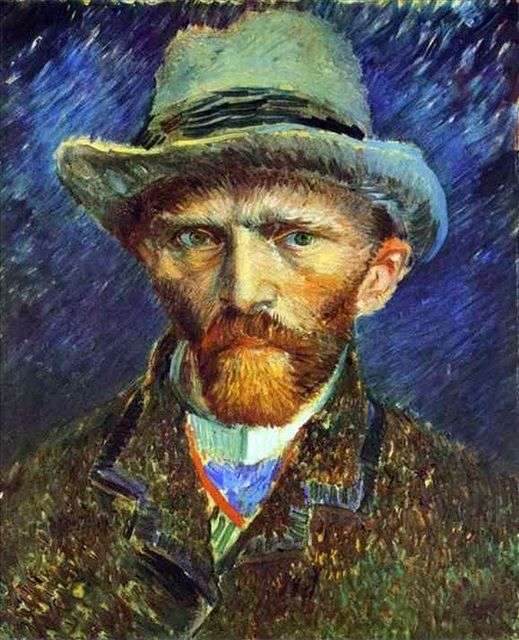  Автопортрет в серой шляпе   Винсент Ван Гог