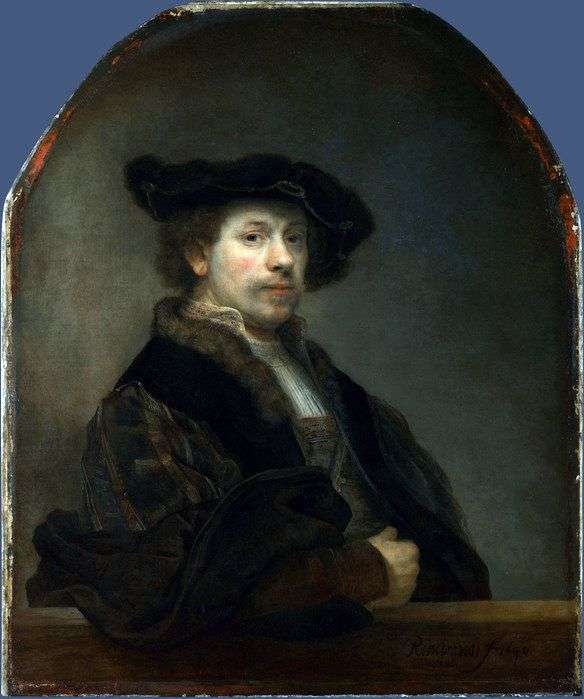  Автопортрет в возрасте 34 лет   Рембрандт Харменс Ван Рейн