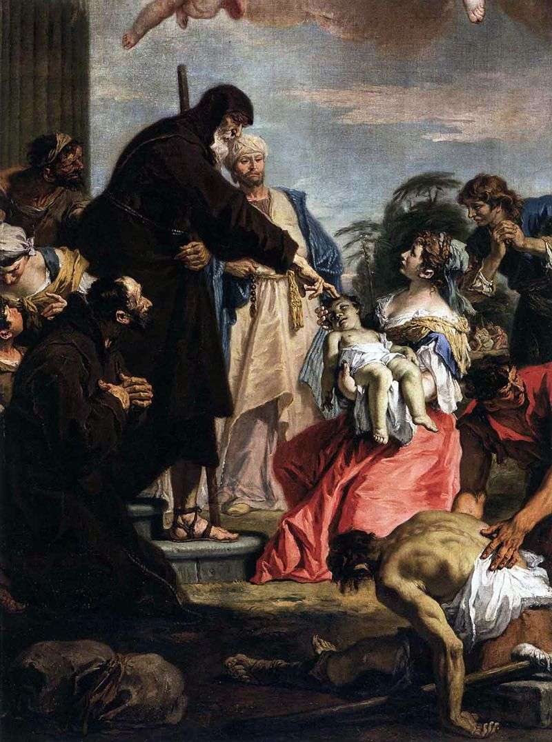  Чудо святого Франциска   Себастьяно Риччи