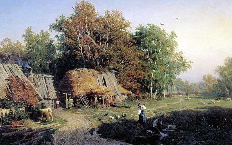  Деревня   Федор Васильев