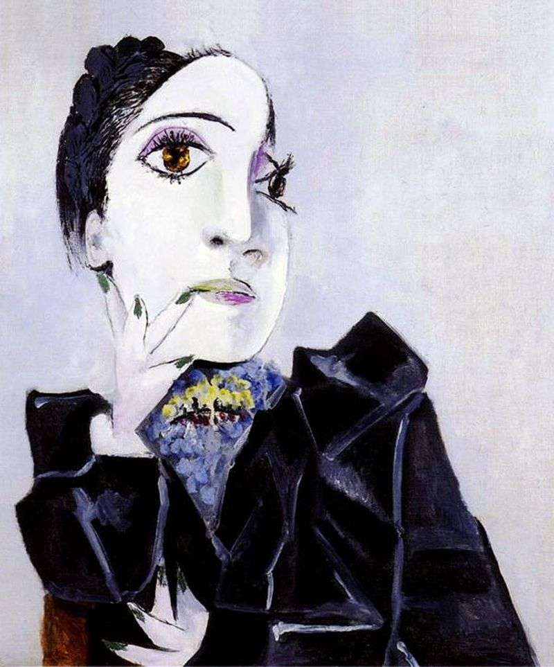  Дора Маар с зелеными ногтями   Пабло Пикассо