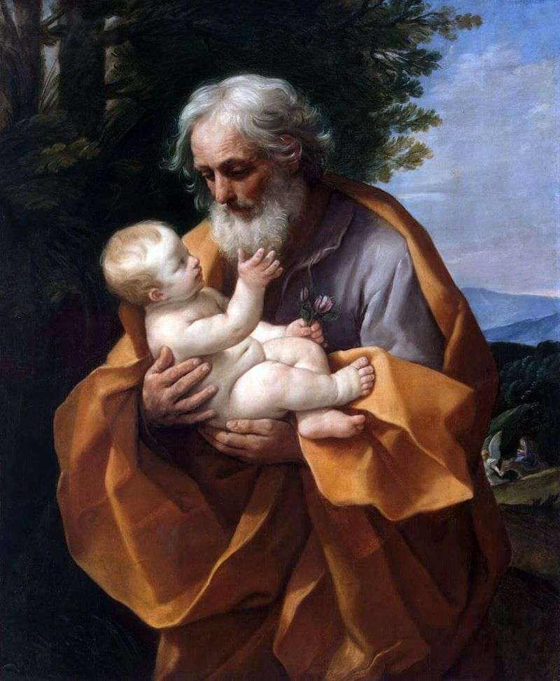  Иосиф и младенец Иисус   Гвидо Рени