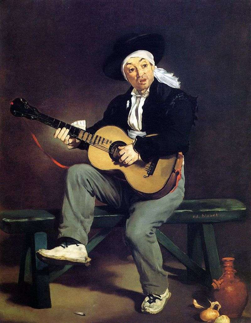  Испанский гитарист   Эдуард Мане