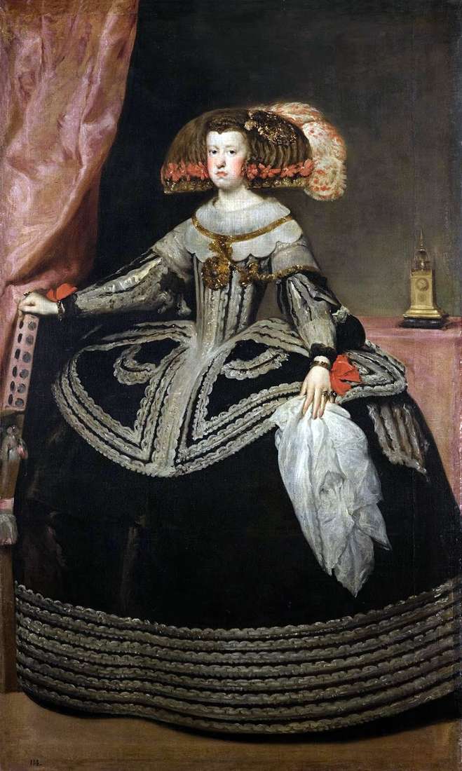  Королева Мария Анна Австрийская   Диего Веласкес