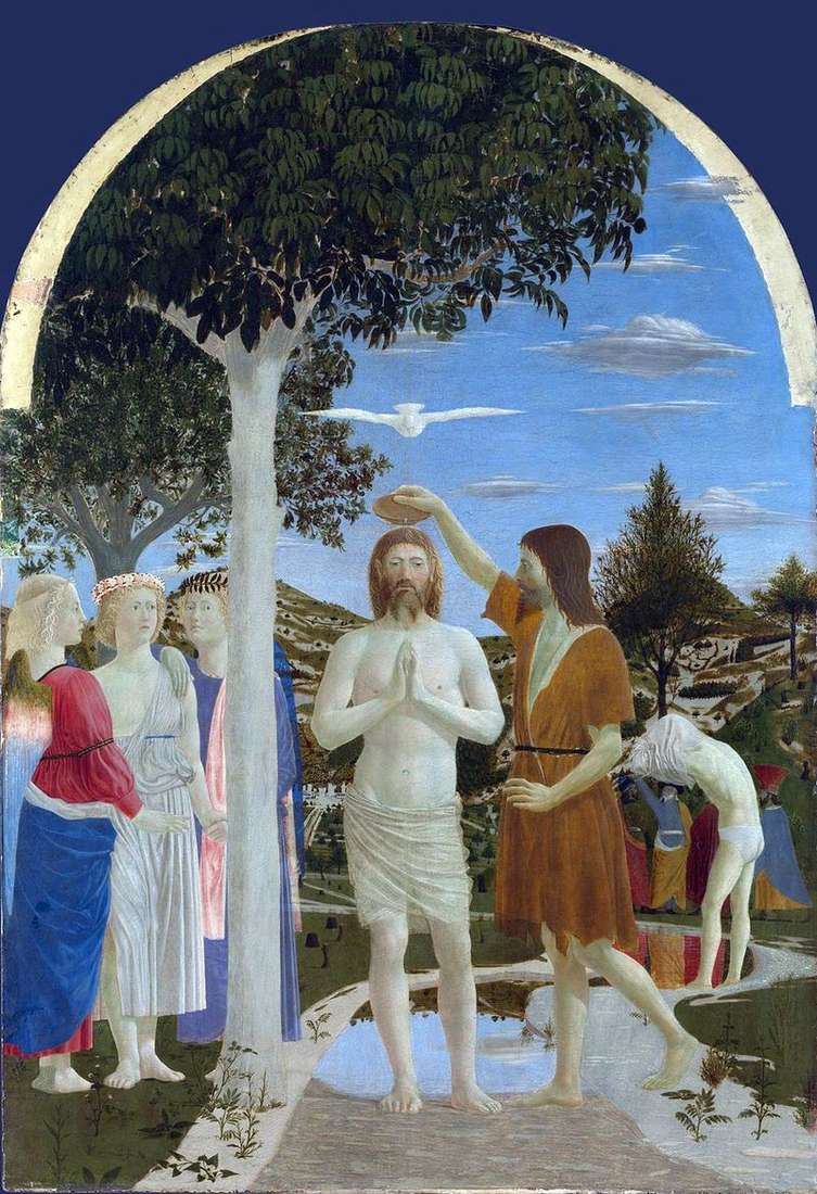  Крещение Христа   Пьеро делла Франческа