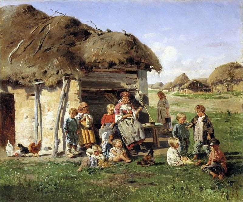  Крестьянские дети   Владимир Маковский