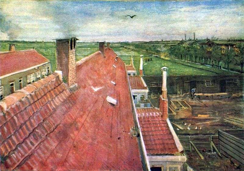  Крыши. Вид из мастерской   Винсент Ван Гог
