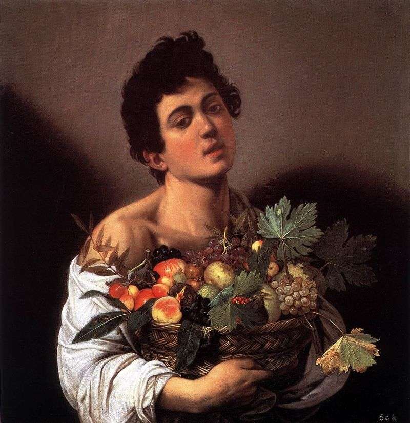 Мальчик с корзиной фруктов   Микеланджело Меризи да Караваджо