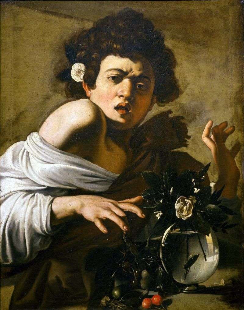  Мальчик, укушенный ящерицей   Микеланджело Меризи да Караваджо