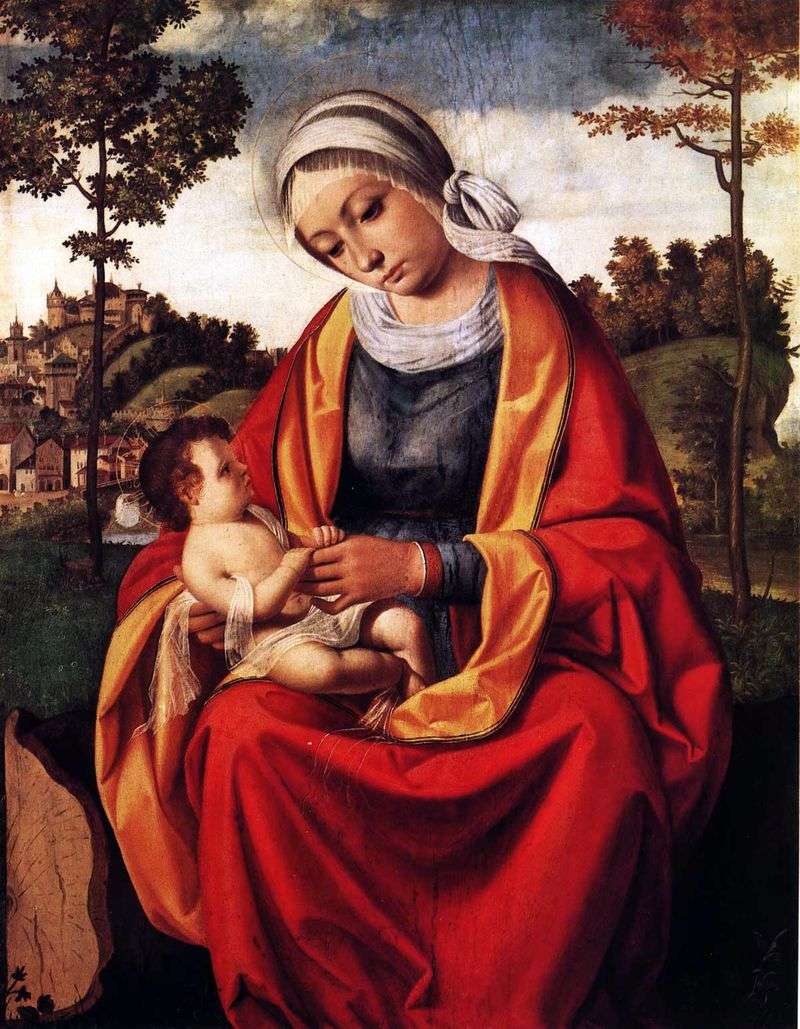  Мария с младенцем   Андреа Превитали