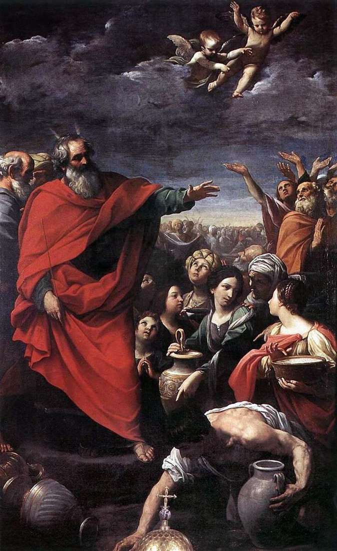  Моисей и сбор манны небесной   Гвидо Рени