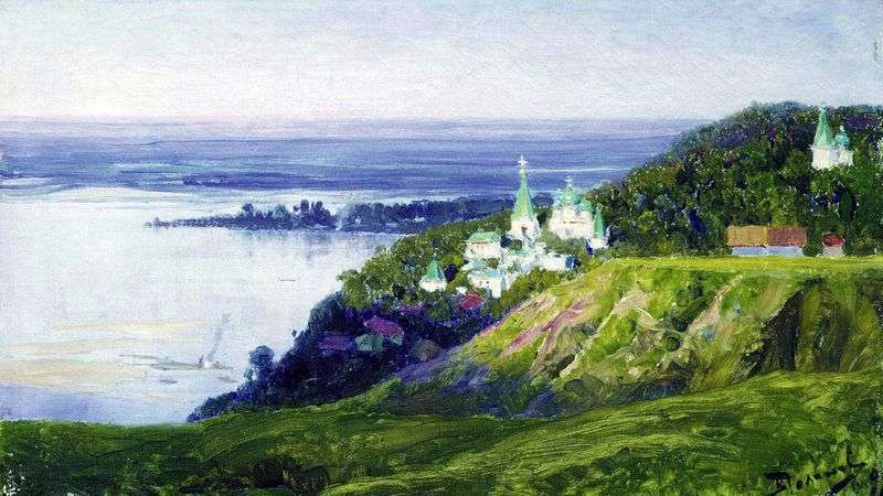  Монастырь над рекой   Василий Поленов