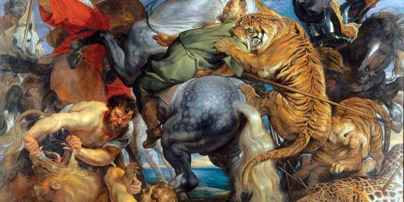  Охота на тигров и львов   Питер Рубенс