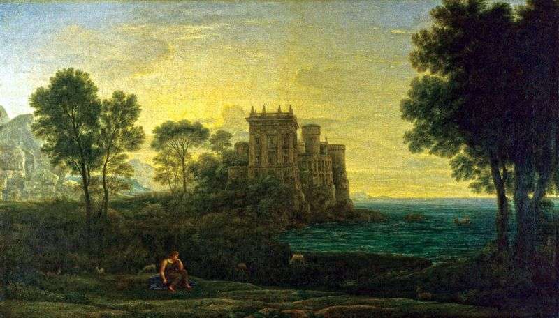  Пейзаж с Психеей на фоне дворца Купидона   Клод Лоррен