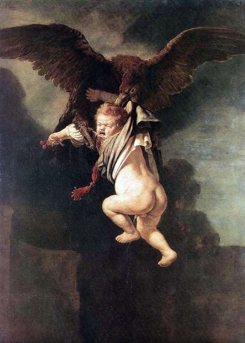 Похищение Ганимеда (Ганимед в когтях орла)   Рембрандт Харменс Ван Рейн