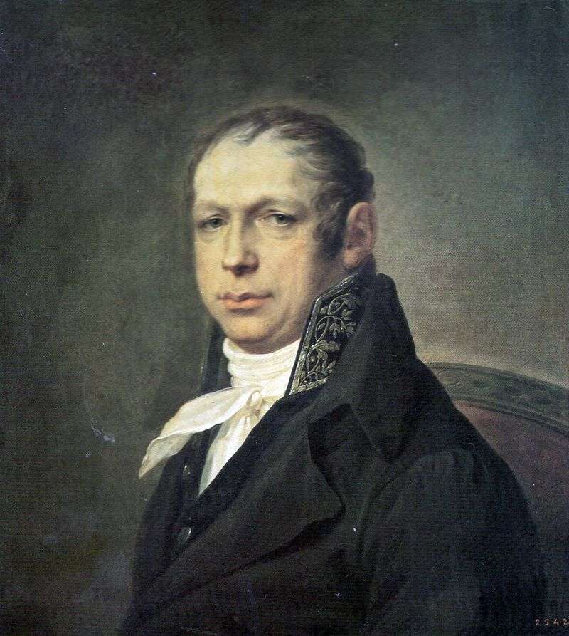  Портрет архитектора Адриана Дмитриевича Захарова   Степан Щукин