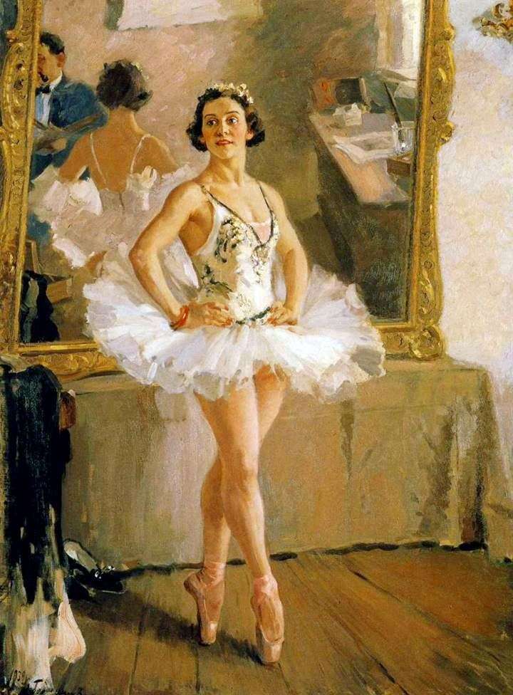  Портрет балерины О. В. Лепешинской   Александр Герасимов