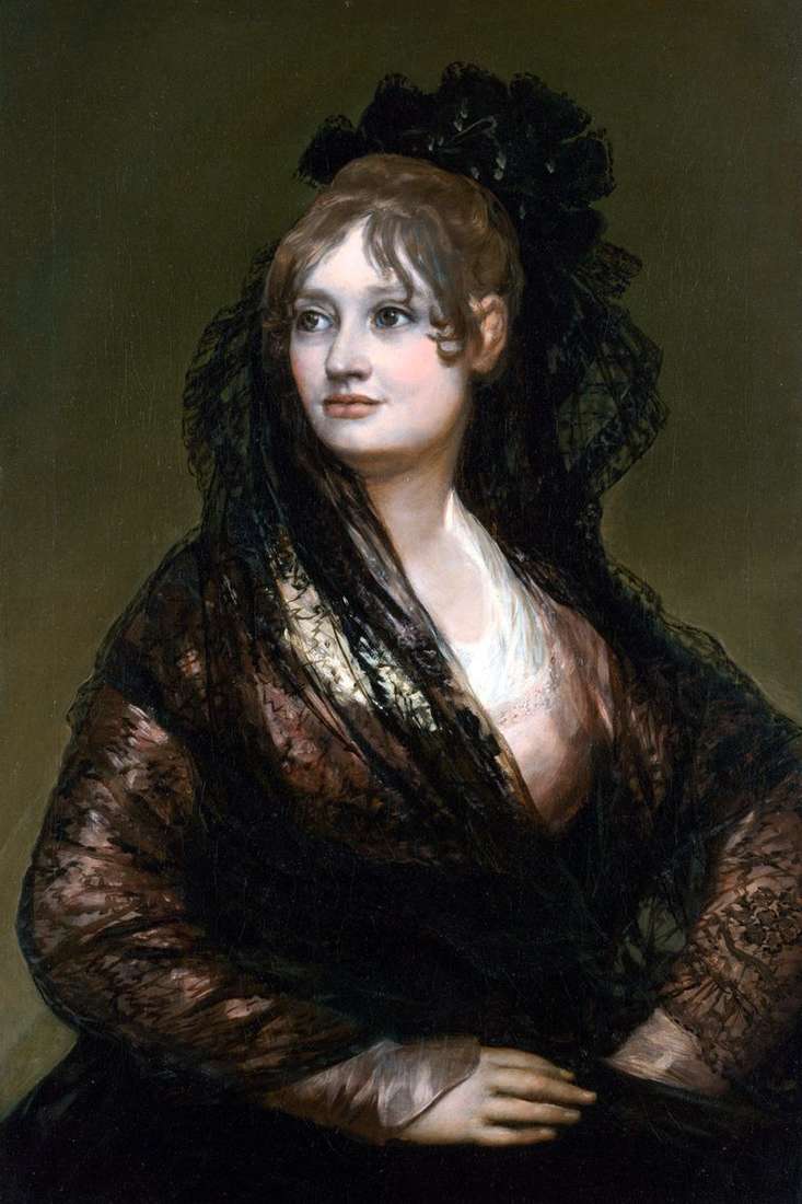  Портрет донны Исабель де Порсель   Франсиско де Гойя