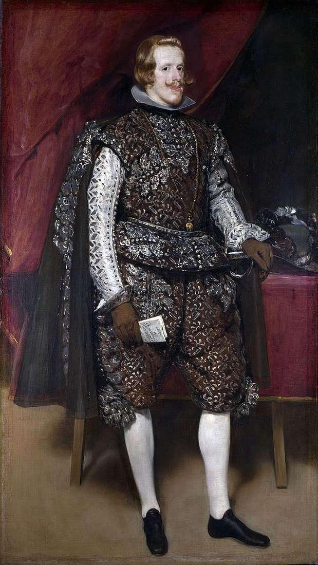  Портрет Филиппа IV в коричневом с серебром костюме   Диего Веласкес