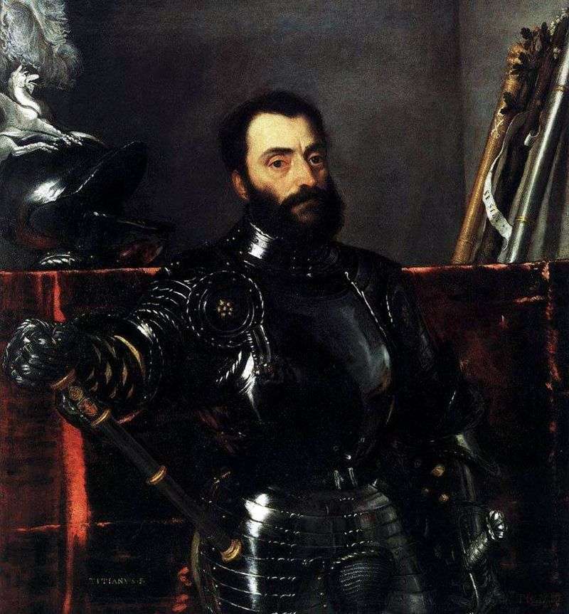 Портрет Франческо Мариа делла Ровере   Тициан Вечеллио