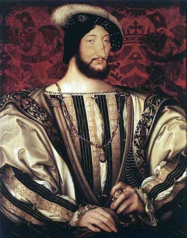  Портрет Франциска I, короля Франции   Жан Клуэ (Clouet, Jean )