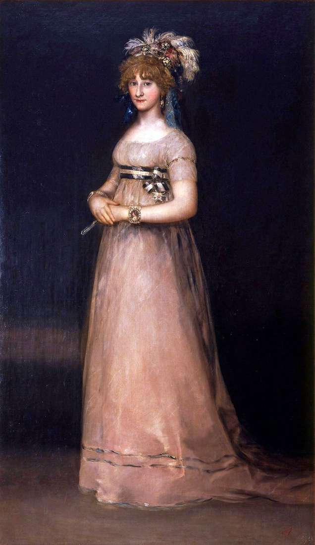  Портрет графини де Чинчон   Франсиско де Гойя