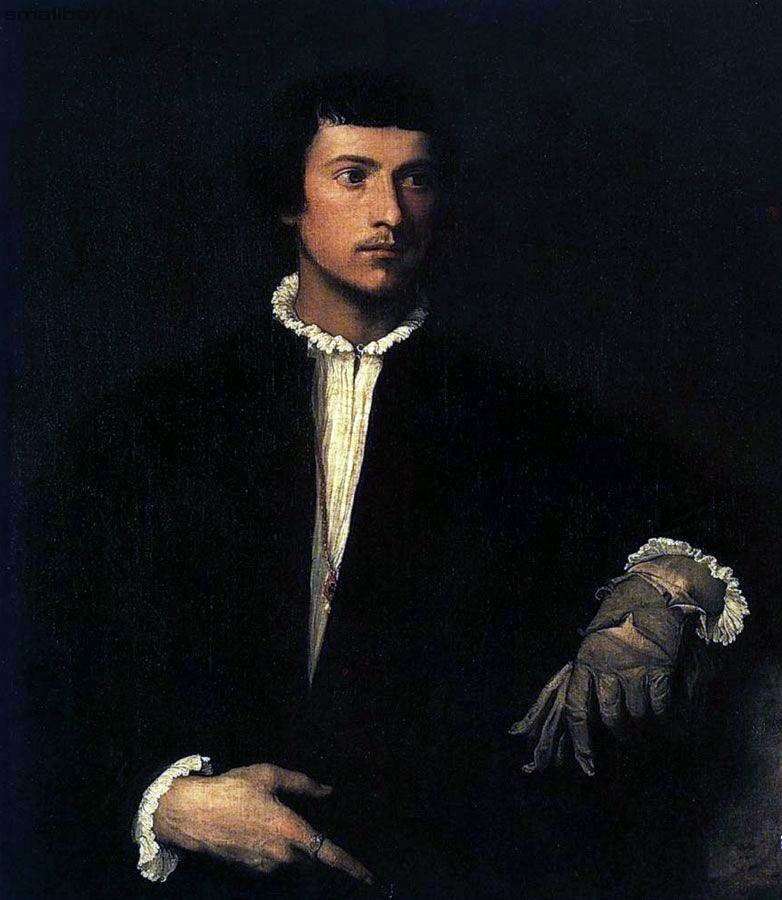  Портрет юноши с разорванной перчаткой   Тициан Вечеллио