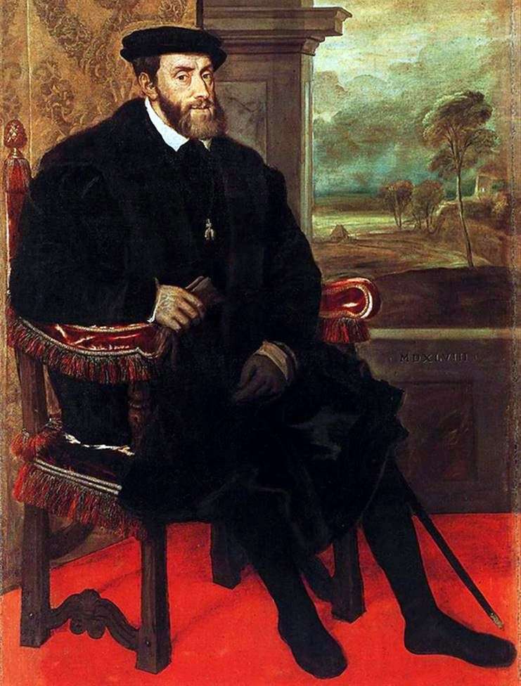  Портрет Карла V в кресле   Тициан Вечеллио