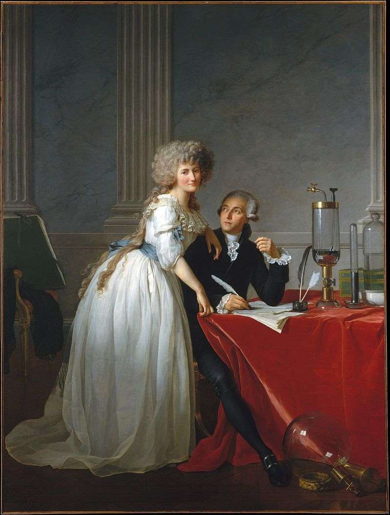  Портрет Лавуазье и его жены Мари Анны   Жак Луи Давид