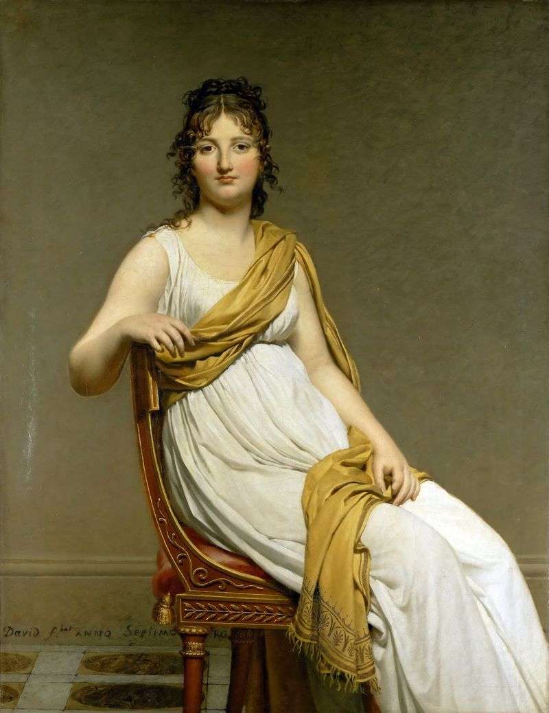 Портрет мадам Генриэтты де Верниньяк   Жак Луи Давид
