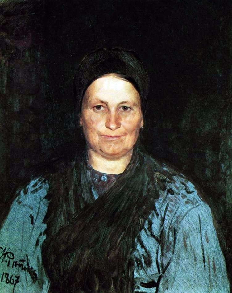  Портрет матери   Илья Репин