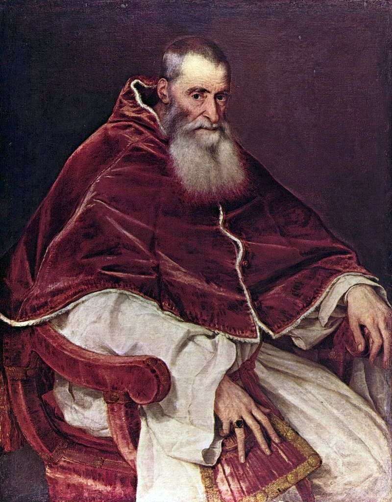  Портрет Павла III   Тициан Вечеллио