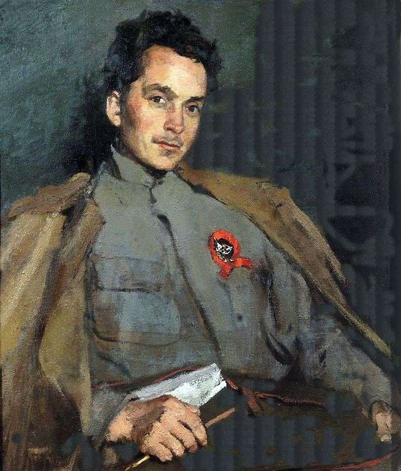  Портрет писателя Д. А. Фурманова   Сергей Малютин