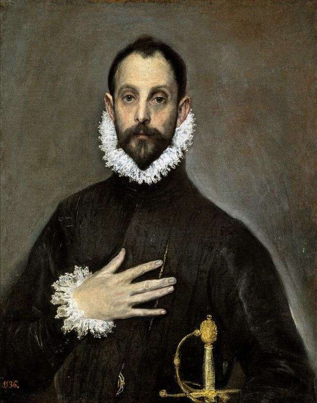  Портрет пожилого дворянина   Эль Греко