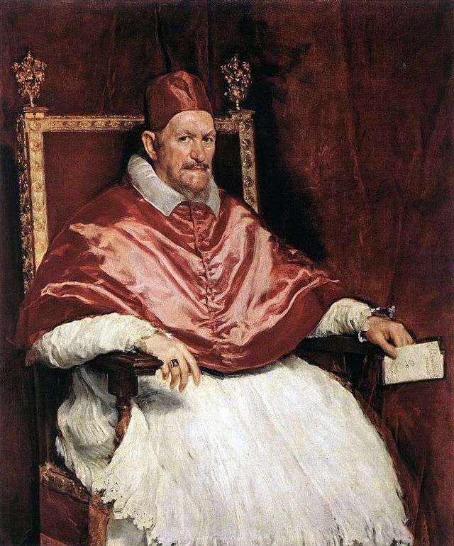  Портрет римского Папы Иннокентия Х   Диего Веласкес