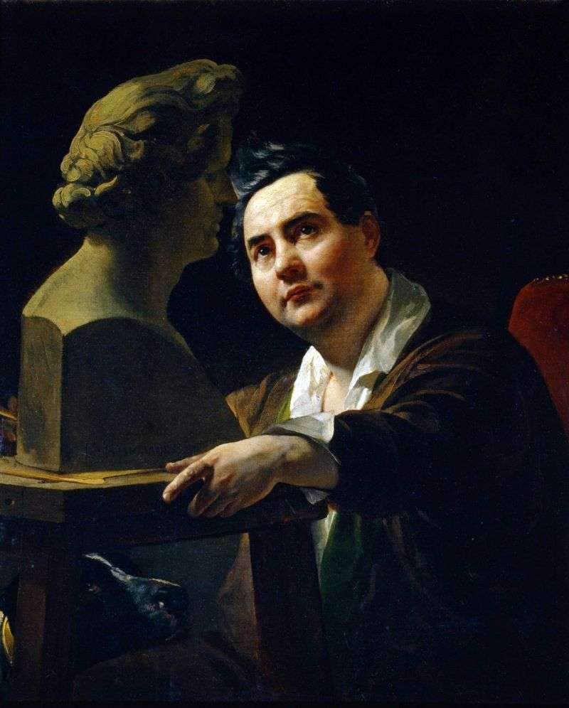  Портрет скульптора И. П. Витали   Карл Брюллов