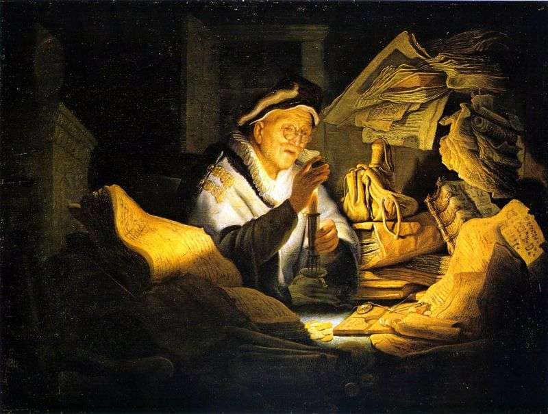  Притча о богаче   Рембрандт Харменс Ван Рейн