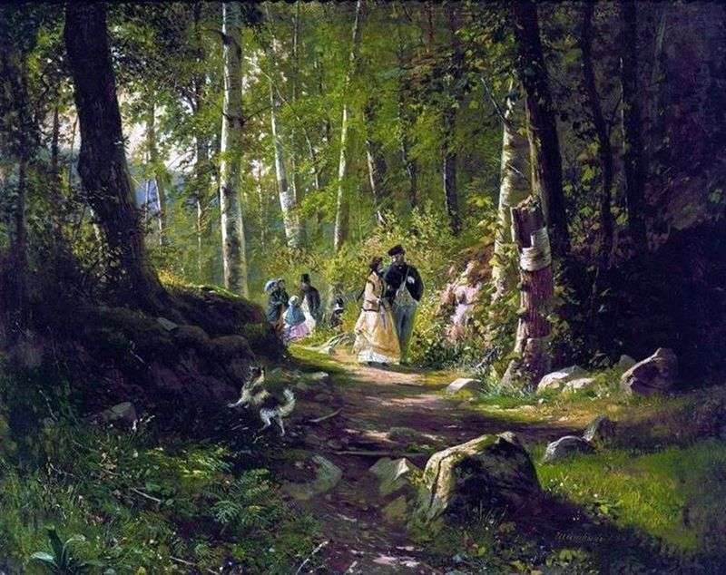  Прогулка в лесу   Иван Шишкин