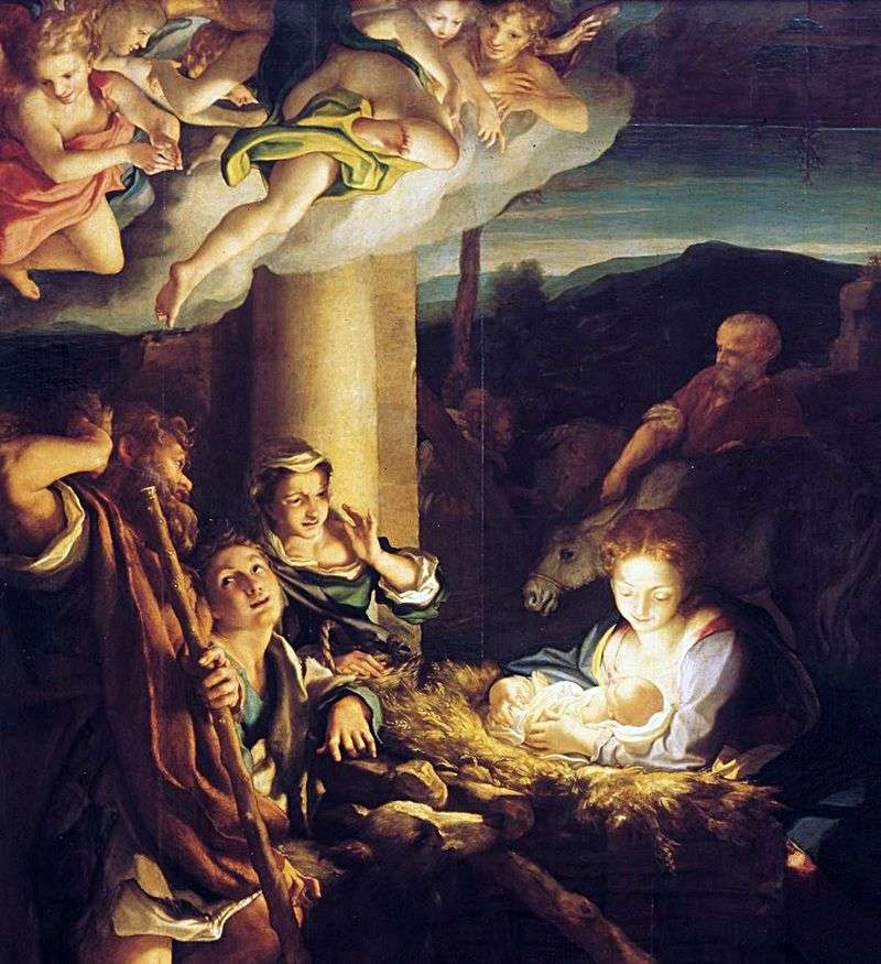  Рождество Христово (Ночь)   Корреджо (Антонио Аллегри)