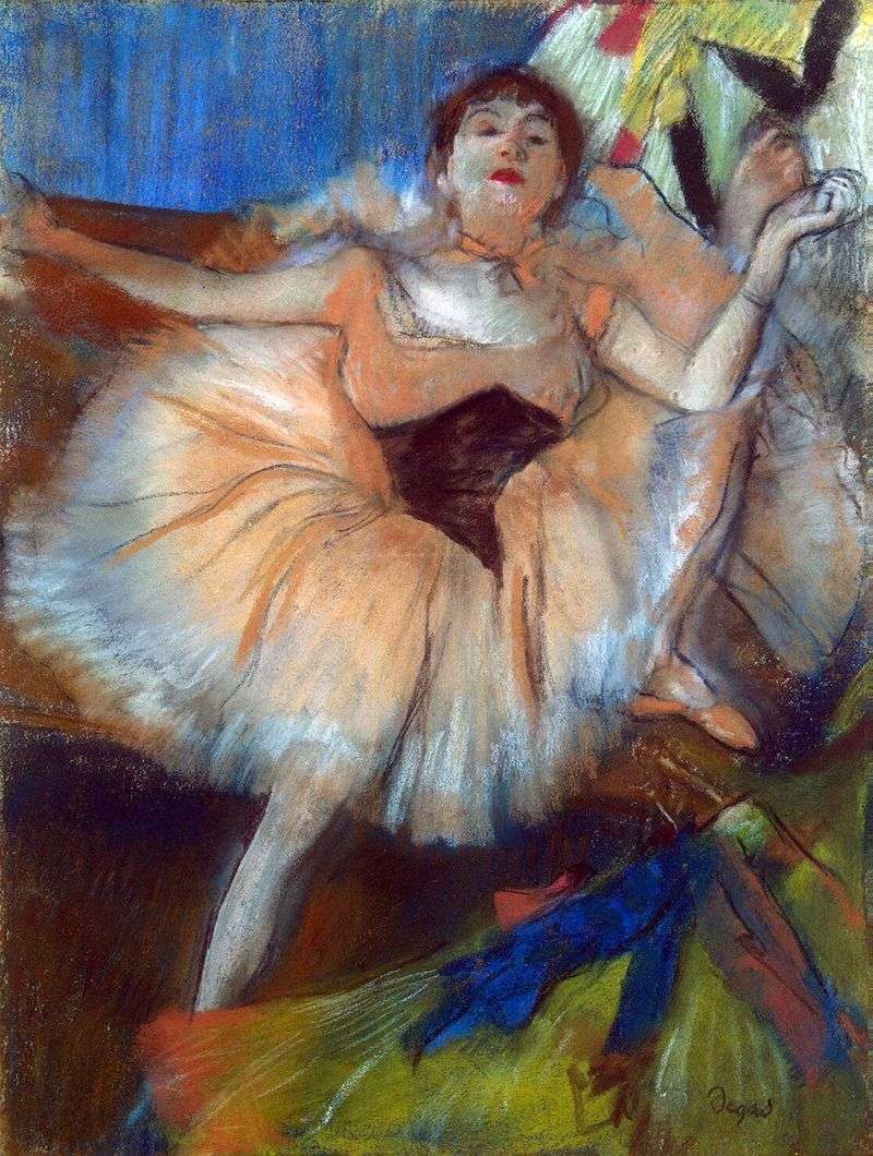  Сидящая танцовщица   Эдгар Дега