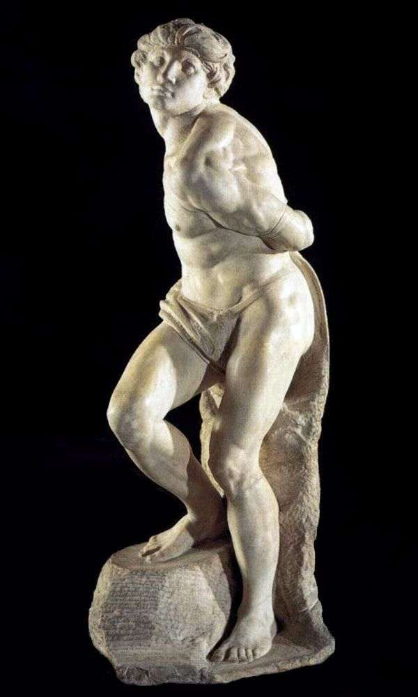  Скованный раб (скульптура)   Микеланджело Буонарроти
