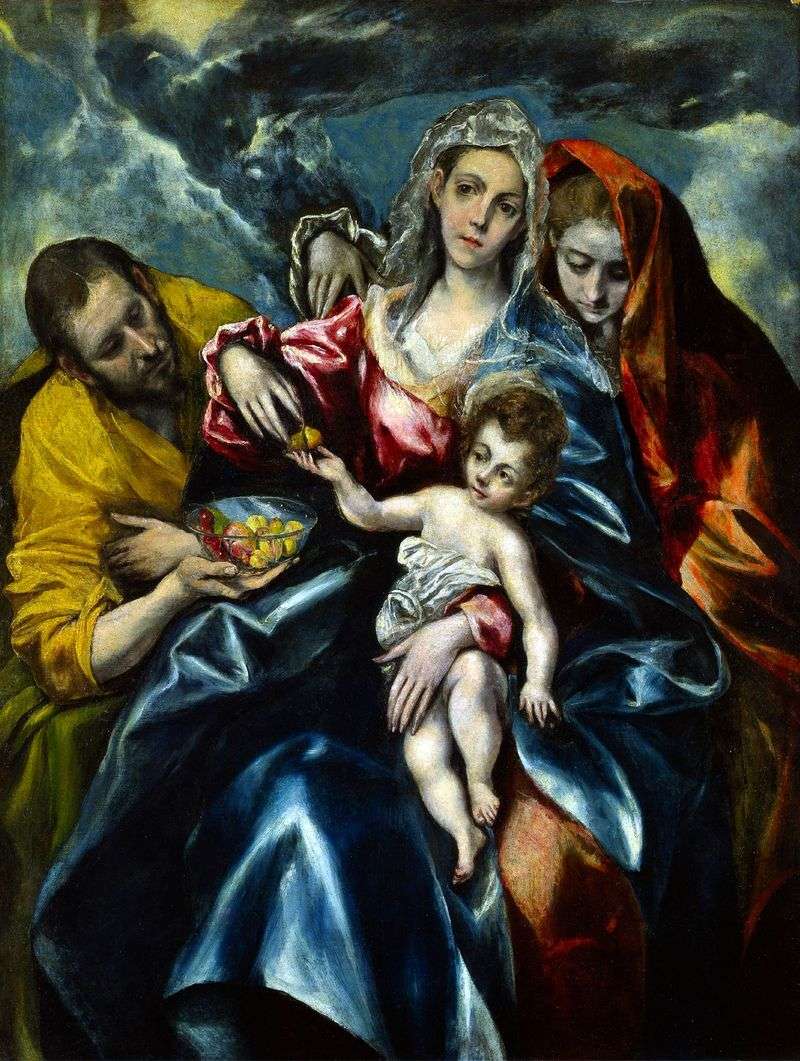  Святое семейство с Марией Магдалиной   Эль Греко