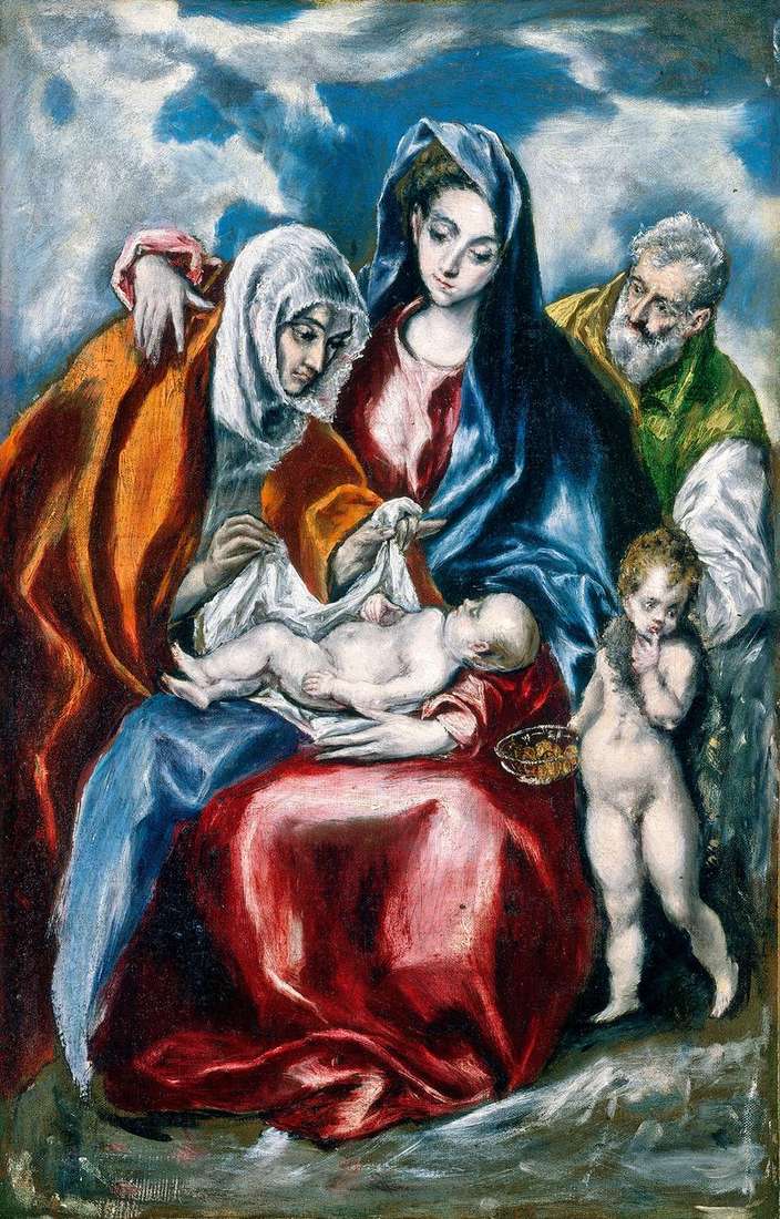  Святое Семейство со Святой Анной   Эль Греко
