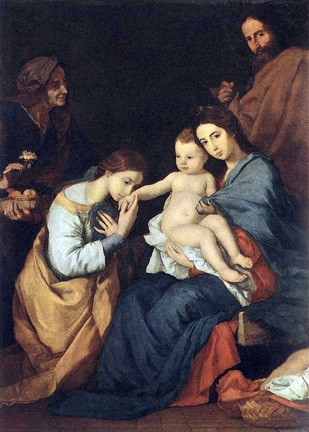  Святое семейство со святой Екатериной   Хусепе де Рибера