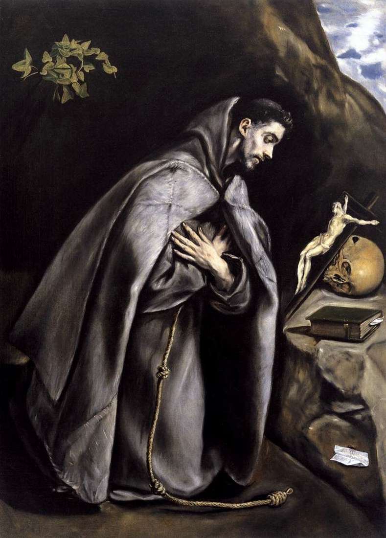  Святой Франциск в экстазе   Эль Греко