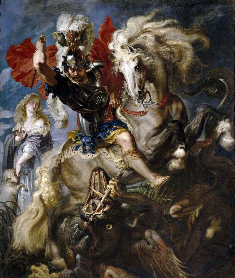  Святой Георгий и дракон   Питер Рубенс